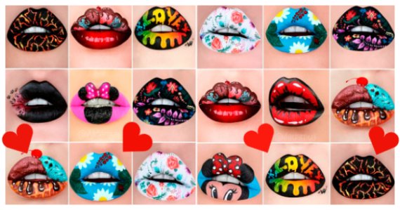 Lips art can say a lot about a person,. Click to see the which love life it reveals!